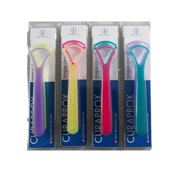 Kit Limpadores de língua Curaprox 2 unidades CTC 203 cores sortidas